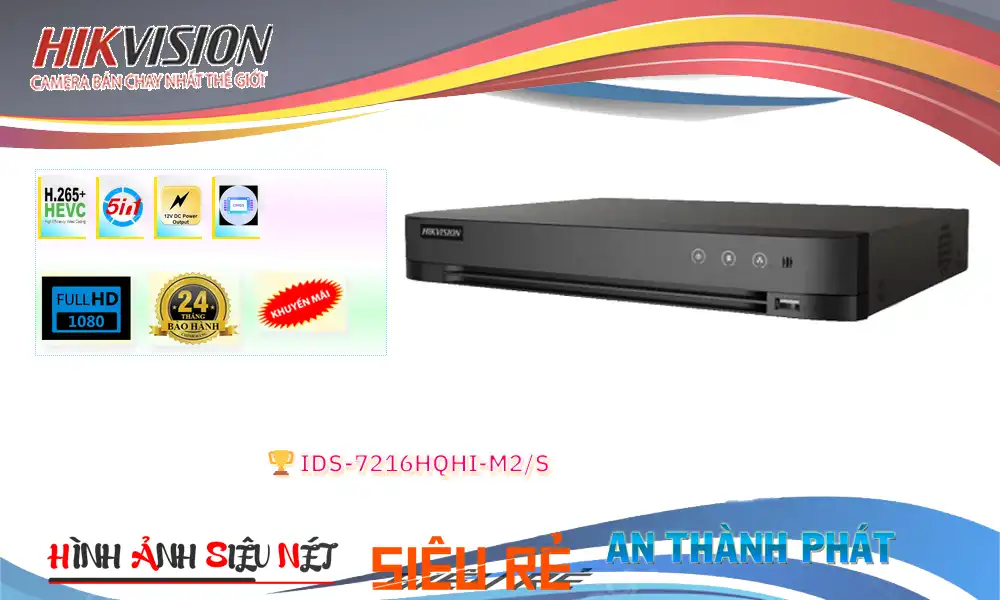 iDS-7216HQHI-M2/S sắc nét Hikvision