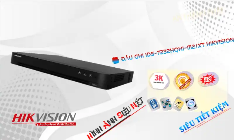 iDS-7232HQHI-M2/XT sắc nét Hikvision iDS-7232HQHI-M2/XT sắc nét Hikvision