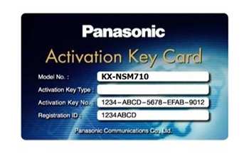 Activation key mở rộng tổng đài IP PANASONIC KX-NSM710, PANASONIC KX-NSM710, KX-NSM710