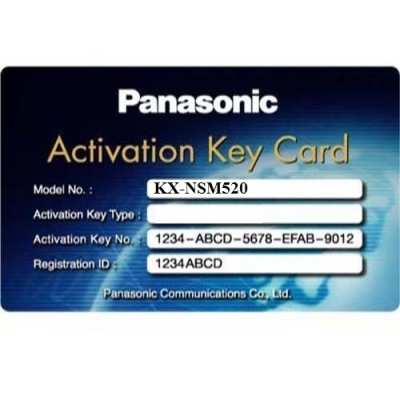 Activation key mở rộng tổng đài PANASONIC KX-NSM520, PANASONIC KX-NSM520, KX-NSM520