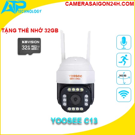 Lắp đặt camera tân phú Lắp Camera 360 Yoosee C13