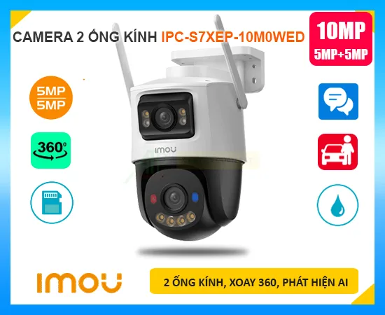 Camera 2 Ống Kính Imou IPC-S7XEP-10M0WED 10MP, camera imou IPC-S7XEP-10M0WED,imou IPC S7XEP 10M0WED,camera wifi imou IPC-S7XEP-10M0WED,Camera an ninh IPC-S7XEP-10M0WED,IPC-S7XEP-10M0WED,camera quan sát IPC-S7XEP-10M0WED,Camera imou giá rẻ IPC-S7XEP-10M0WED