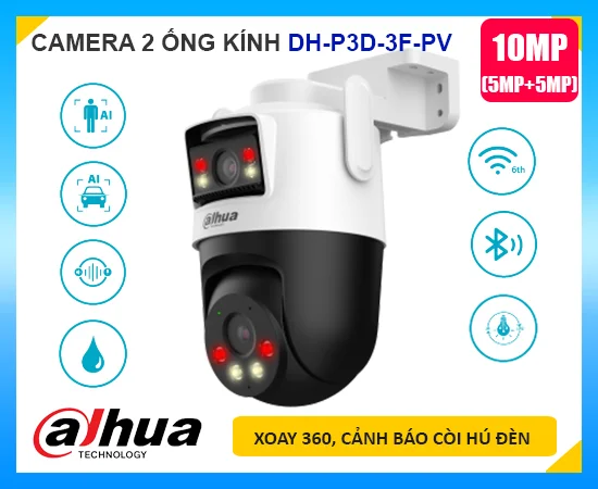 DH-P5D-5F-PV, dahua DH-P5D-5F-PV, camera wifi DH-P5D-5F-PV, camera 2 ống kính dahua DH-P5D-5F-PV, camera 2 mắt dahua DH-P5D-5F-PV, camera wifi Dahua DH-P5D-5F-PV