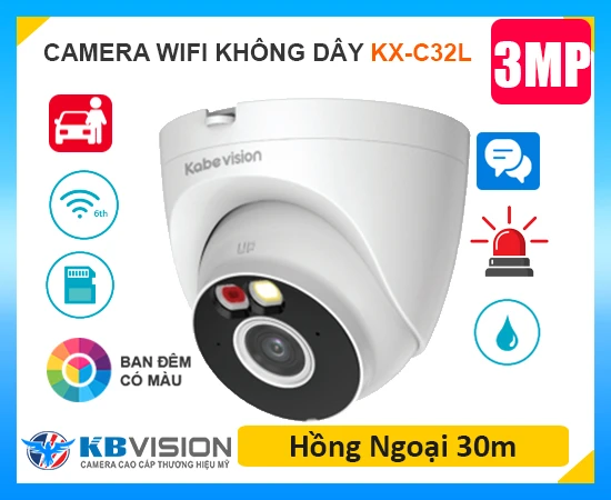 Camera IP Wifi KBVISION KX-C32L (3MP), camera quan sát KX-C32L, camera chính hãng KX-C32L, camera giám sát KX-C32L, lắp đặt camera KX-C32L, lắp camera KX-C32L giá rẻ, camera không dây KX-C32L, camera đàm thoại 2 chiều KX-C32L, camera trong nhà KX-C32L, KX-C32L,