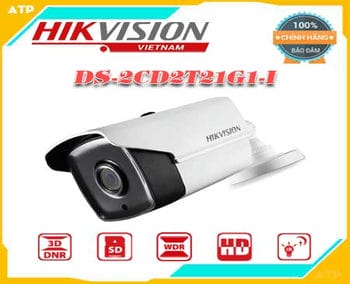 Lắp đặt camera tân phú Camera Ip Hồng Ngoại 2.0 Megapixel Hikvision DS-2CD2T21G1-I