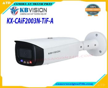  CAMERA KBVISION KX-CAiF2003N-TiF-A là dòng camera IP Full-Color mới nhất của KBVISION, có độ phân giải 2.0 megapixel. Thiết kế nhỏ gọn, chắc chắc với tầm quan sát xa 40 mét. CAMERA KBVISION KX-CAiF2003N-TiF-A là dòng CAMERA 2.0MP Chip SONY  Sony Stavis™CMOS  chất lượng cao. Sản phẩm camera KBVISION có giá thành hợp lý phù hợp cho các công trình, gia đình, văn phòng, cửa hàng, trường học…. 