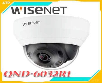  Camera Wisenet QND-6032R1 thuộc dòng Q Series là loại camera hồng ngoại cao cấp với độ phân giải 2MP có tính năng WiseStream , một công nghệ nén bổ sung khi kết hợp với nén H.265, sẽ cải thiện hiệu quả băng thông lên đến 80% so với công nghệ H.264 hiện tại