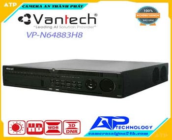VANTECH VP-N64883H8,Đầu ghi hình camera IP 64 kênh VANTECH VP-N64883H8,Đầu ghi hình IP VANTECH VP-N64883H8,Đầu ghi Vantech VP-N64883H8