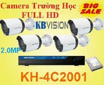  Lắp camera Trường Học FULL HD là dòng camera KH-4C2001 có độ phân giải 2.0MP FULL HD , KH-4C2001 chuyên lắp cho trường học giá rẻ chất lượng cao , KH-4C2001  hình ảnh camera siêu nét độ phân giải cao . 