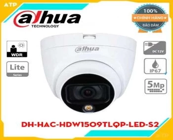  DAHUA DH-HAC-HDW1509TLQP-A-LED-S2 là dòng Camera HDCVI 5.0MP Full Color thế hệ mới. Sản phẩm tích hợp công nghệ full-color Starlight, công nghệ Super Adapt giá rẻ. Quan sát xa 20m, vỏ kim loại. Chuẩn chống nước IP67.
