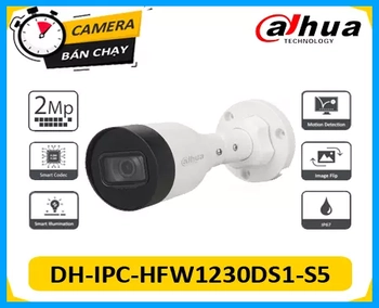 Camera IP Bullet 2MP DAHUA DH-IPC-HFW1230DS1-S5,bán Camera IP Bullet 2MP DAHUA DH-IPC-HFW1230DS1-S5,lắp đặt Camera IP Bullet 2MP DAHUA DH-IPC-HFW1230DS1-S5 giá rẻ,Camera IP Bullet 2MP DAHUA DH-IPC-HFW1230DS1-S5 chất lượng,Camera IP Bullet 2MP DAHUA DH-IPC-HFW1230DS1-S5 chính hãng,