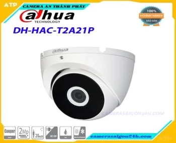  Camera Dahua HAC-T2A21P sử dụng hồng ngoại 20m, ống kính F3.6mm góc nhìn 78 độ, màu trắng trang nhã sang trọng, sử dụng cho mọi nhà, camera cho văn phòng công ty,camera cho shop thời trang quần áo, camera cho quán café