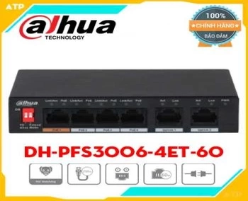 Switch PoE DAHUA DH-PFS3006-4ET-60,lắp Switch PoE DAHUA DH-PFS3006-4ET-60 ,bán Switch PoE DAHUA DH-PFS3006-4ET-60 ,phân phối Switch PoE DAHUA DH-PFS3006-4ET-60 ,Switch PoE DAHUA DH-PFS3006-4ET-60  giá rẻ,Switch PoE DAHUA DH-PFS3006-4ET-60  chính hãng,Switch PoE DAHUA DH-PFS3006-4ET-60  chất lượng 