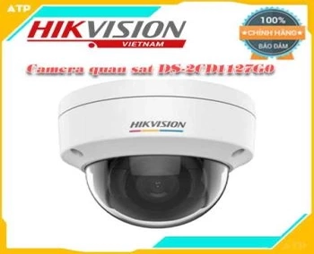  Camera quan sat  FULL COLOR HIKVISION DS-2CD1127G0,Camera quan sat  FULL COLOR HIKVISION DS-2CD1127G0 Là camera IP dòng ColorVu cung cấp hình ảnh sáng rõ 24/7.Camera sữ dụng cảm biền Cảm biến hình ảnh: 1/2.8 inch Progressive Scan CMOS.Độ phân giải: 2.0 Megapixel.Độ nhạy sáng: Color: 0.001 Lux @ (F1.0, AGC ON).Chuẩn nén hình ảnh: H265+, H.265, H.264+, H.264, MJPEG.- Chức năng chống ngược sáng kỹ thuật số DWDR.Camera phù hợp cho các công trình dự án nhỏ,siêu thị,văn phòng,cửa hàng,... 