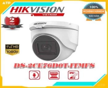  Camera Hikvision DS-2CE76D0T-ITMFS ,đảm bảo đạt đủ điều kiện tiêu chuẩn, giúp bảo vệ tốt hơn ngôi nhà của bạn.camera HDTVI HIKVISION DS-2CE76D0T-ITMFS giá tốt, chính hãng. Độ phân giải 2MP, nhìn xa 30m, có hỗ trợ mic thu âm.