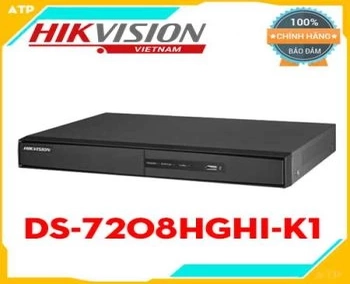  HIKVISION DS-7208HGHI-K1 là dòng đầu ghi hình Turbo HD 3.0, có 8 kênh chính hãng, chất lượng cao. Đầu ghi hình hỗ trợ ghi hình camera 1080p Lite /720p, .