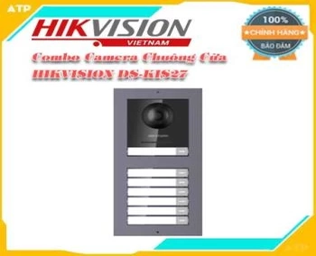  combo camera chuông cửa HIKVISION DS-KIS27,combo camera chuông cửa HIKVISION DS-KIS27,Camera chuông cửa IP HIKVISION DS-KD8003-IME1 + Video Intercom Nametag Module DS-KD-KK + Accessory Package DS-KD-ACF2/Plastic.,Camera độ phân giải 2MP, 1920 x 1080.Có hỗ trợ hồng ngoại.Góc nhìn ngang 180°, dọc 96°,Camera chuông cửa chuyên dụng,cho kho xưởng,văn phòng,...  
