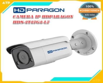  HDS-2T27G2-L7 Camera IP Color Vu HDparagon,HDS-2T27G2-L7 Camera IP Color Vu HDparagon là dòng camera quan sát color vu IP 2.0 megapixel sản phẩm có thiết kế thân ngoài trời chuyên dụng cho ngoài trời chắc chắn.Camera sữ dụng cảm biến hình ảnh 1/1.8 inch Progressive Scan CMOS.Hỗ trợ chuẩn nén Chuẩn nén hình ảnh: H.265, H.265+, H.264, H.264+,Tầm quan sát hồng ngoại: Lên đến 40 mét.Tích hợp khe cắm thẻ nhớ lên đến 128GB.Tích hợp microphone thu âm.Sản phẩm phù hợp cho các công trình lớn,gia đình ,siêu thị, văn phòng,cửa hàng,công ty. 