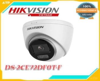  HIKVISION DS-2CE72DF0T-F là dòng camera HD-TVI công nghệ ColorVu giám sát ban đêm có màu. Camera ColorVu mã thuộc dòng sản phẩm Turbo cho giám sát siêu nhạy sáng