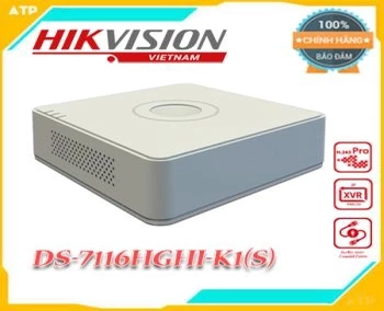  đầu ghi 16 kênh Hikvision DS-7116HGHI-K1(S) với đầy đủ các tính năng hiện đại đảm bảo cho hệ thống camera quan sát hoạt động một cách tốt nhất.