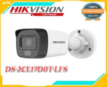  Camera HIKVISION DS-2CE17D0T-LFS lắp đặt trong nhà hoặc ngoài trời đều được. Có độ phân giải 2.0 megapixel, cung cấp hình ảnh trân thực ,hỗ trợ cong nghệ chống ngược sáng tốt ,kèm đèn chiếu sáng giúp camera hoạt động tốt vào ban đêm