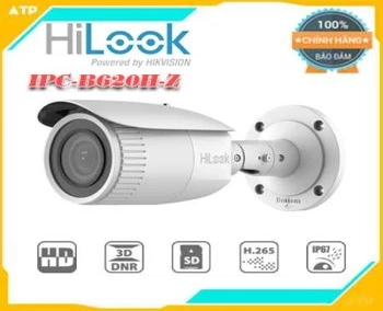  Camera Hilook IPC-B620H-Z,Camera Hilook IPC-B620H-Z là dòng camera quan sát IP giám sát hồng ngoại chuyên dụng lắp đặt trong nhà và ngoài trời, Camera sữ dụng cảm biến hình ảnh 1/2.8″ Progressive CMOS,Độ phân giải tối đa 1920 × 1080@30fps ,Hỗ trợ chuẩn nén H.265+/H265/H.264+ & H.264,Tầm xa hồng ngoại đạt 30m,Giảm nhiễu số 3D DNR, Bù sáng BLC.Camera phù hợp cho các công trình lớn,siêu thị,cửa hàng,văn phòng,kho xưởng,... 