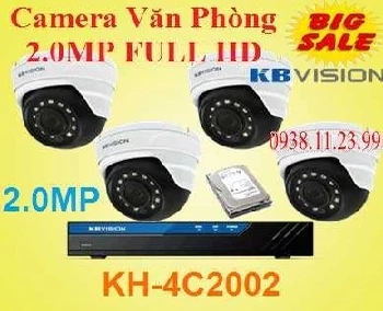 Lắp camera Văn Phòng 2.0MP FULL HD , Lắp camera Văn Phòng ,camera Văn Phòng , KH-4C2002 , 4C2002        