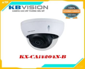  KBVISION KX-CAi4204N-B là dòng camera IP Dome hồng ngoại nhận diện khuôn mặt 4.0 Megapixel. - Cảm biến hình ảnh: 1/2.7-inch Progressive Sony Starvis.KBVISION KX-CAi4204N-B là dòng camera Ai IP thông minh, có độ phân giải 4.0MP hình ảnh sắc nét. ... Camera KBVISION KX-CAi4204N-B phù hợp lắp đặt cho trường học, trung tâm thương