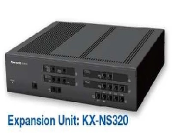  Panasonic KX-NS320 là khung phụ dùng để mở rộng cho tổng đài Panasonic KX-NS300. Tổng đài có chức năng: hiển thị số điện thoại gọi đến, có 2 khe cắm card trung kế và 2 khe cắm card máy nhánh, mỗi khung được mở rộng thêm được 12 đường vào 32 máy lẻ, mở rộng tối đa 3 khung KX-NS320 lên tối đa 128 máy lẻ. Với những chức năng nổi bật và có khả năng mở rộng cao nên khung phụ tổng đài  Panasonic KX-NS320 chính là sự lựa chọn hoàn hảo dành cho các công ty, doanh nghiệp có quy mô vừa đến lớn, bệnh viện, trường học, nhà xưởng, khách sạn,....