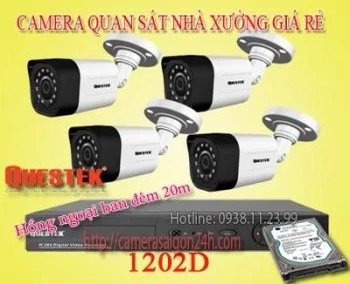 Lắp camera wifi giá rẻ camera quan sát nhà xưởng giá rẻ ,lắp camera nhà xưởng giá rẻ ,camera quan sát nhà xưởng giá rẻ ,camera nhà xưởng , QOB-1202D ,1202D