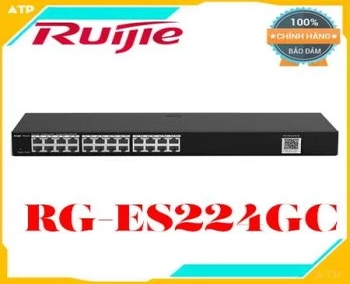 24-port 10/100/1000Base-T Switch RUIJIE RG-ES224GC,Switch Ruijie Reyee RG-ES224GC 24-Port Gigabit Smart,RG-ES224GC 24-Port Gigabit Cloud Mananged Non-PoE,Thiết bị mạng HUB -SWITCH Ruijie RG-ES224GC ,Switch Ruijie Reyee RG-ES224GC 