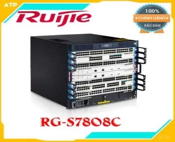  Bộ chia mạng Ruijie RG-S7808C Thiết bị chia mạng cao cấp Ruijie RG-S7808C. Switch RG-S7800C Series Khả năng chuyển mạch 22.25Tbps/88.62Tbps.Hỗ trợ tối đa 48 cổng 10GE.Hỗ trợ PoE,Hỗ trợ tính năng L3: ARP, IPv4/v6, PBR v4/v6 Công suất tối đa 176W, công suất PoE tối đa 800W