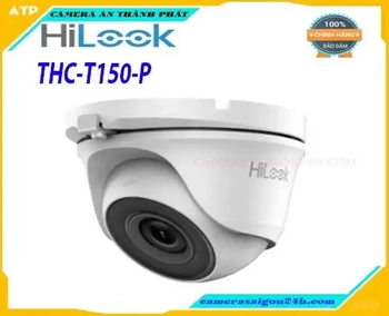  HiLook THC-T150-P là máy ảnh kiểu tháp pháo mini tương tự 5 mega-pixel với ống kính cố định có tích hợp hồng ngoại với phạm vi 20 mét và bộ chọn chế độ để cho phép sử dụng với hầu hết các đầu ghi CCTV analog. Hỗ trợ chức năng chống ngược sáng thực 120dB, Tầm camera quan sát hồng ngoại: 20 mét, Hỗ trợ chức năng giảm nhiễu số DNR.
 