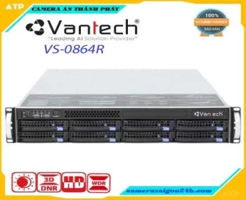 Server lưu trữ ghi hình thông minh 64 kênh VANTECH VS-0864R,VANTECH VS-0864R,VS-0864R,Server lưu trữ ghi hình 64 kênh VANTECH