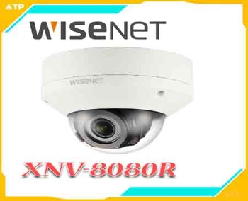  Camera XNV-8080R IP Dome hồng ngoại wisenet 5MP thuộc tập hợp dòng camera giải pháp cao cấp mang lại chất lượng hình ảnh cao cùng nhiều tính năng vượt trội, hỗ trợ tuyệt đối cho việc phân tích video, phân tích hình ảnh thu được của thiết bị này