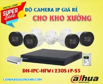  Bộ camera ip giá rẻ Dahua DH-HFW1230S1P-S5 với ưu đãi giảm sốc lên đến 35%, bao công lắp đặt tận nơi, bảo hành 12-24 tháng, tặng kèm 50m dây, nguồn camera và nhiều phần quà hấp dẫn khác. Liên hệ Hotline 0938.112.399 để biết thêm chi tiết về camera IP DH-HFW1230S1P-S5