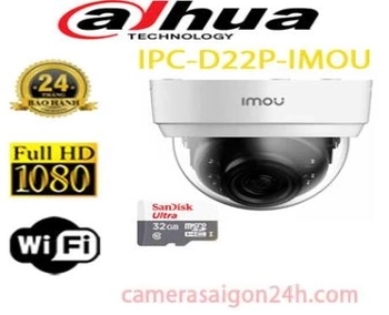  Camera quan sát DAHUA IP WIFI DH-IPC-D22P-imou, Camera Dahua IPC-D22P-IMOU thuộc dòng camera wifi bảo hành chính hãng toàn quốc, Xem ngay Camera IP wifi Dome Dahua Imou IPC-D22P, Camera IP Wifi Dome 2.0MP IPC-D22P-IMOU thế hệ mới, chất lượng cao, giá tốt nhất chỉ có tại An Thảnh Phát 