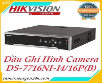  Đầu ghi hình IP Ultra HD 4K 16 kênh. H264/H265/H265+trợ xuất tín hiệu VGA/HDMI 4K 3840×2160. Hổ trợ 16/32 kênh, 256Mbps Bit Rate input Max(DS-7732NI-I4). Alarm 16 in/4 out. Audio 1 in/1 out. Giao diện thân thiện với người dùng, thao tác đơn giản, dễ sử dụng, điều khiển đầu ghi & camera bằng Remote, chuột, bàn phím.