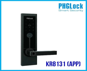 KR8131 (App) là dòng khoá điện tử cp1 kết nối App PHGLock, dễ dàng quản lý và tiết kiệm thời gian là ưu điểm của dòng khoá này.Chức năng riêng đối với KR8131 APP: Cách mở cửa: mã số có thể tạo giới hạn theo thời gian, thẻ Mifare và chìa khóa cơ trong trường hợp khẩn cấp
