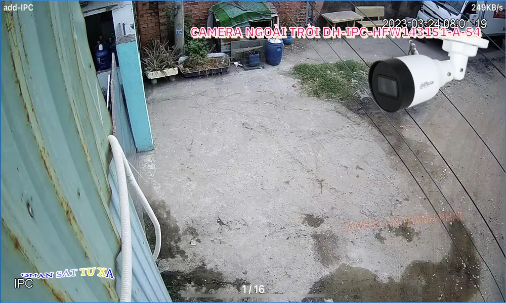  Camera Giám Sát  Dùng Bộ Lắp Đặt Camera Xưởng In Quần Áo